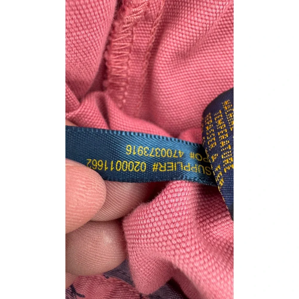 Polo Ralph Lauren Shorts Mens 42 Pink Sailboat Nautical Chino Cotton Summer